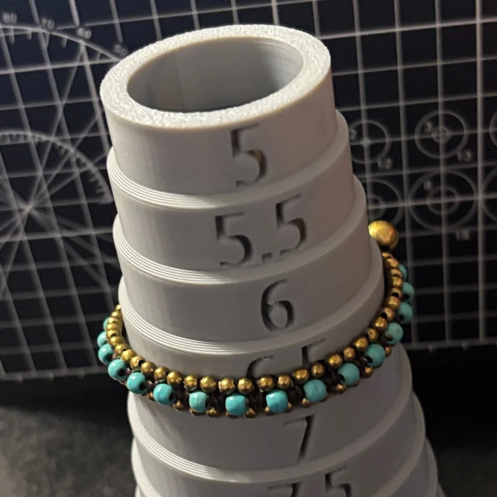Turquoise and Tiger eye with brass beads‎ and bells woven braided bracelets